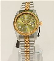 Orologio Lowell Donna Class bicolor green in Acciaio PL4700-24R - PL4700-24R